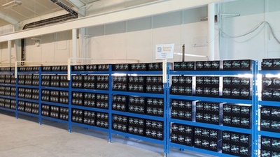 A Russian mining farm utilizing hydropower for operations